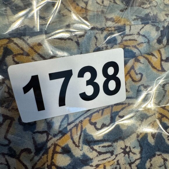 Pure Jill Elements Floral Maxi Dress Size L Empire Waist Oversized Peasant Boho - Picture 7 of 7